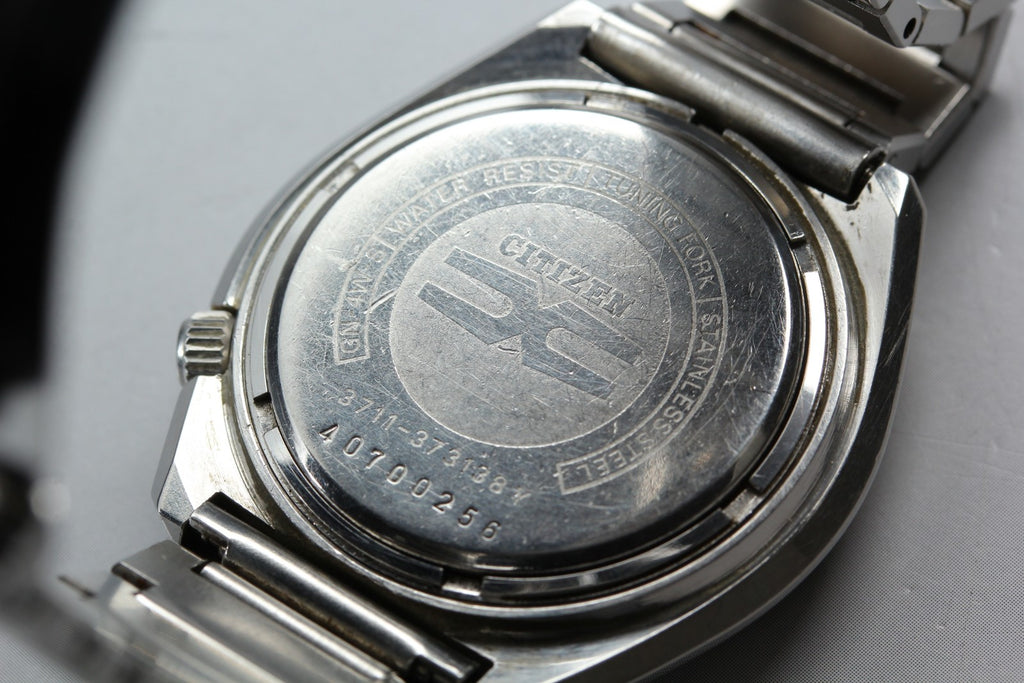 Exc+5 Citizen HISONIC 3711-373138 38mm Tuning Fork Sweep Second Quartz Men's