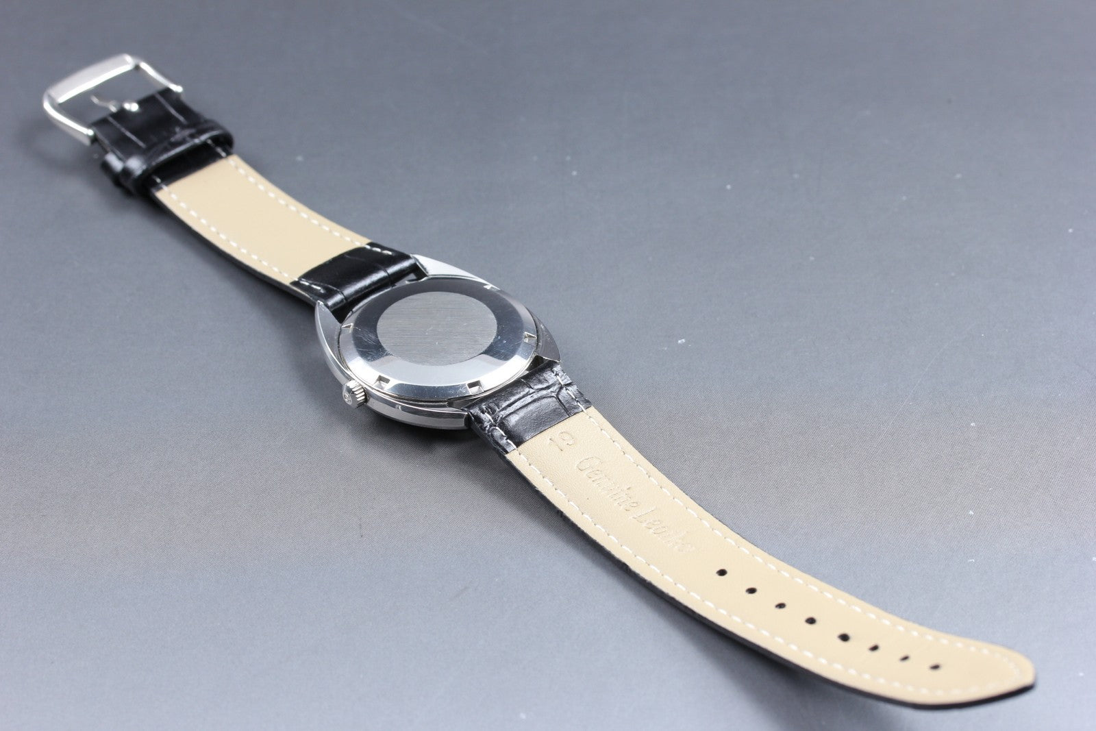 Vintage 1969 Near MINT Omega De ville 166.029 34mm Automatic Cal.565 Silver Men