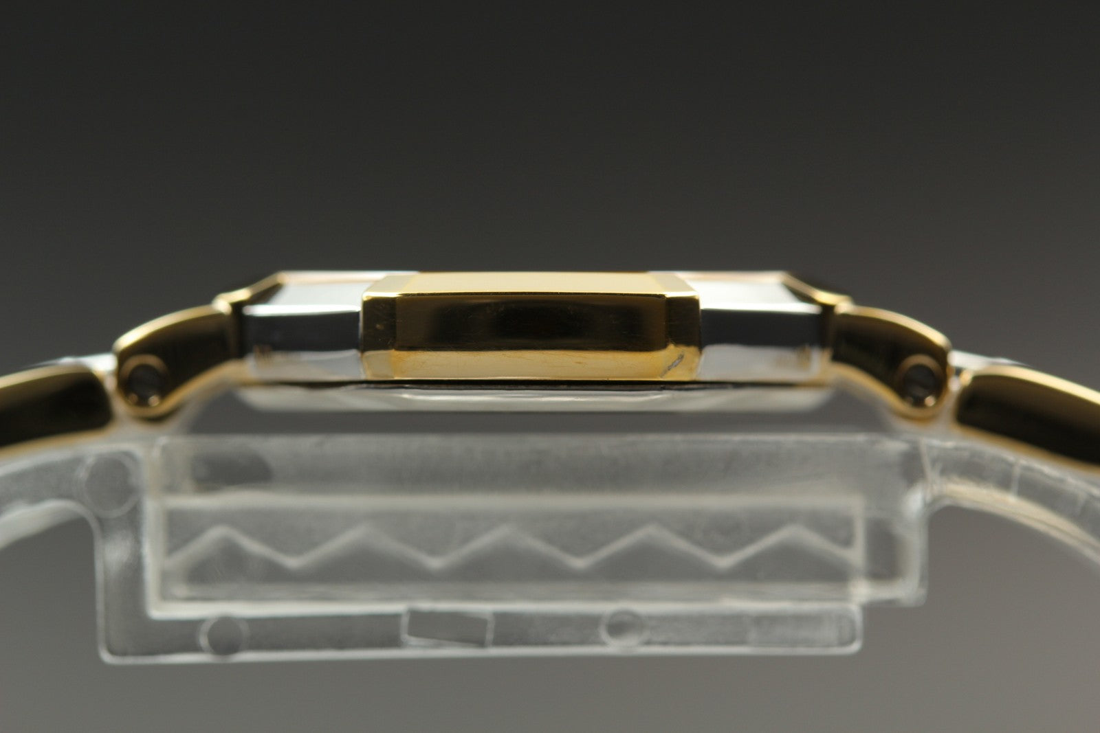 Vintage Yves Saint Laurent 2200-241762 Quartz 23mm Gold Dial Octagon Women's