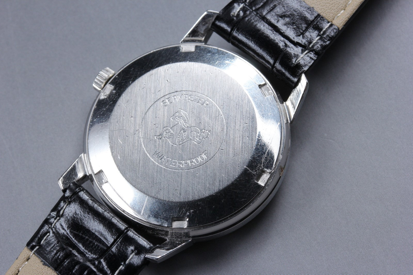 1969 Near MINT OMEGA Seamaster 34mm 166.037 Automatic Cal.565 Silver Men Vintage