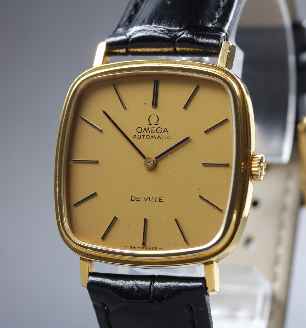 1973 Near MINT OMEGA De Ville 31mm 151.0045 Automatic Cal.711 Gold Men's Vintage