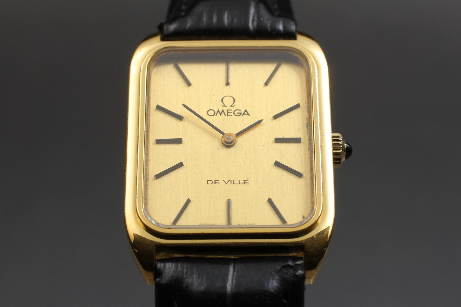 Serviced 1976 Near MINT OMEGA De Ville 23 mm 511.0503 Manual Tank Women Vintage