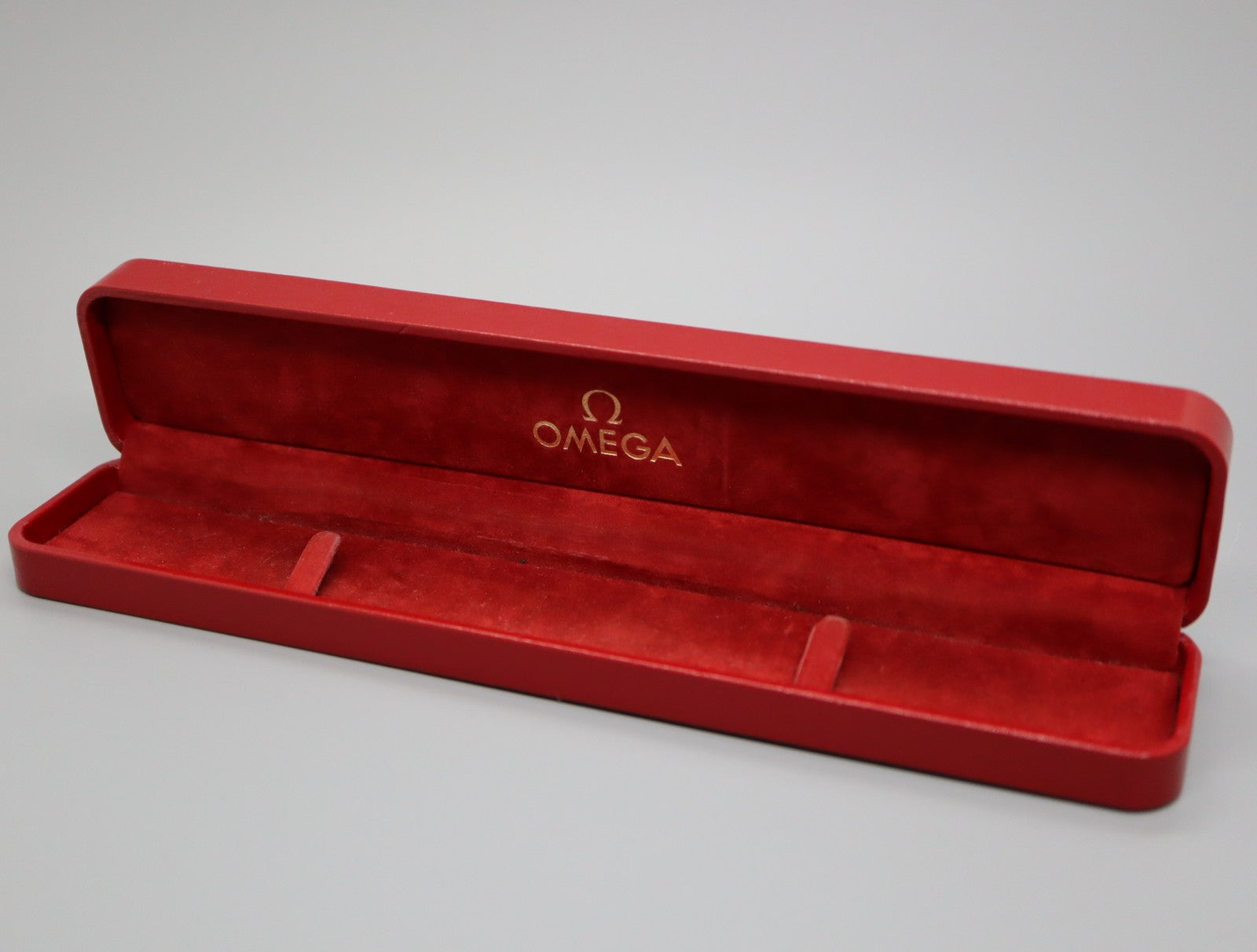Near MINT Omega Vintage Red Watch Box Case Only for Women's From JAPAN #1300