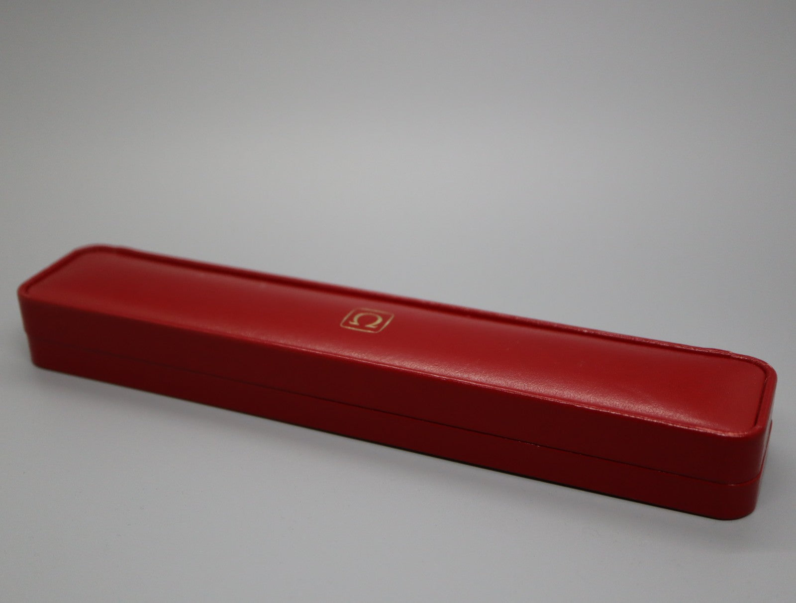 Near MINT Omega Vintage Red Watch Box Case Only for Women's From JAPAN #1300