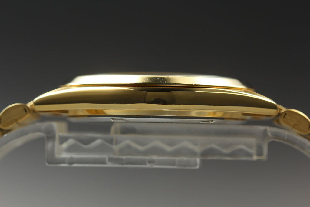 Full Set MINT CITIZEN CQ President 35mm 6100-S96401 Quartz Gold Men's Vintage