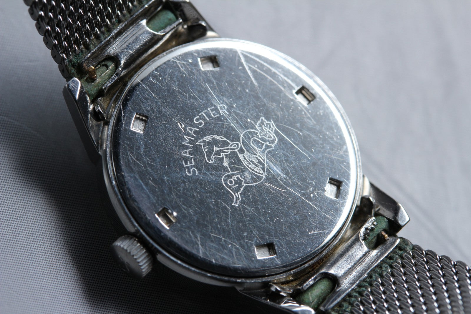 1966 Near MINT OMEGA Seamaster 515.001 22mm Manual Cal.630 Silver Women Vintage