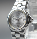 Near MINT LONGINES Conquest 25mm L1.131.4 Quartz Silver Women's Vintage JAPAN