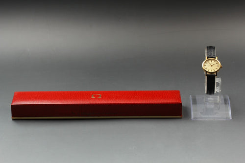 1972 Near MINT / Box OMEGA Geneve 23mm 511.0412 Manual Gold Women's Vintage