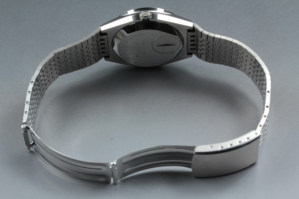 1977 Near MINT SEIKO Grand Quartz 35mm 4843-8110 Silver Dial Men's Vintage JAPAN