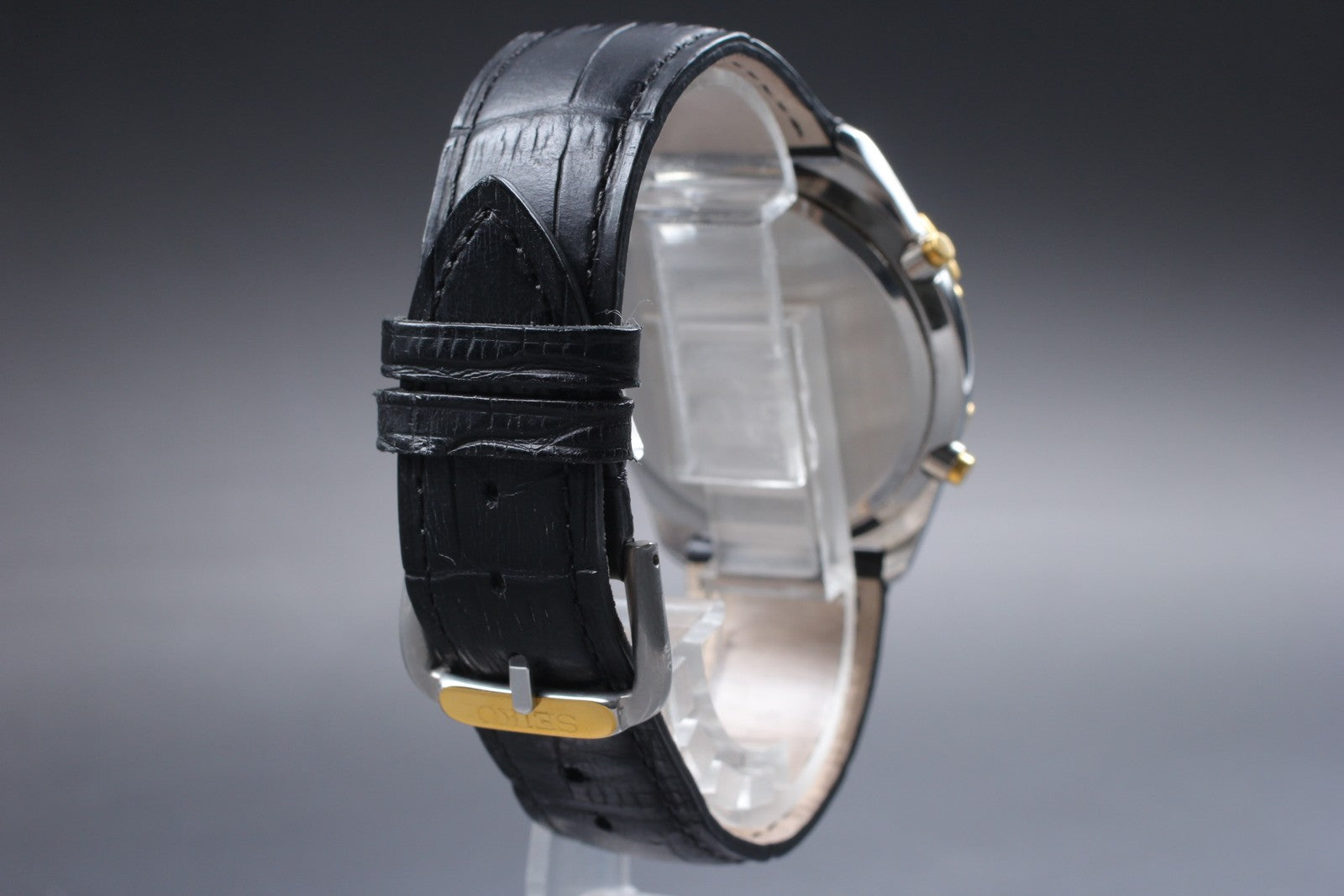 1995 Near MINT SEIKO World Timer 39mm 6M15-0020 Chronograph Quartz Men Vintage