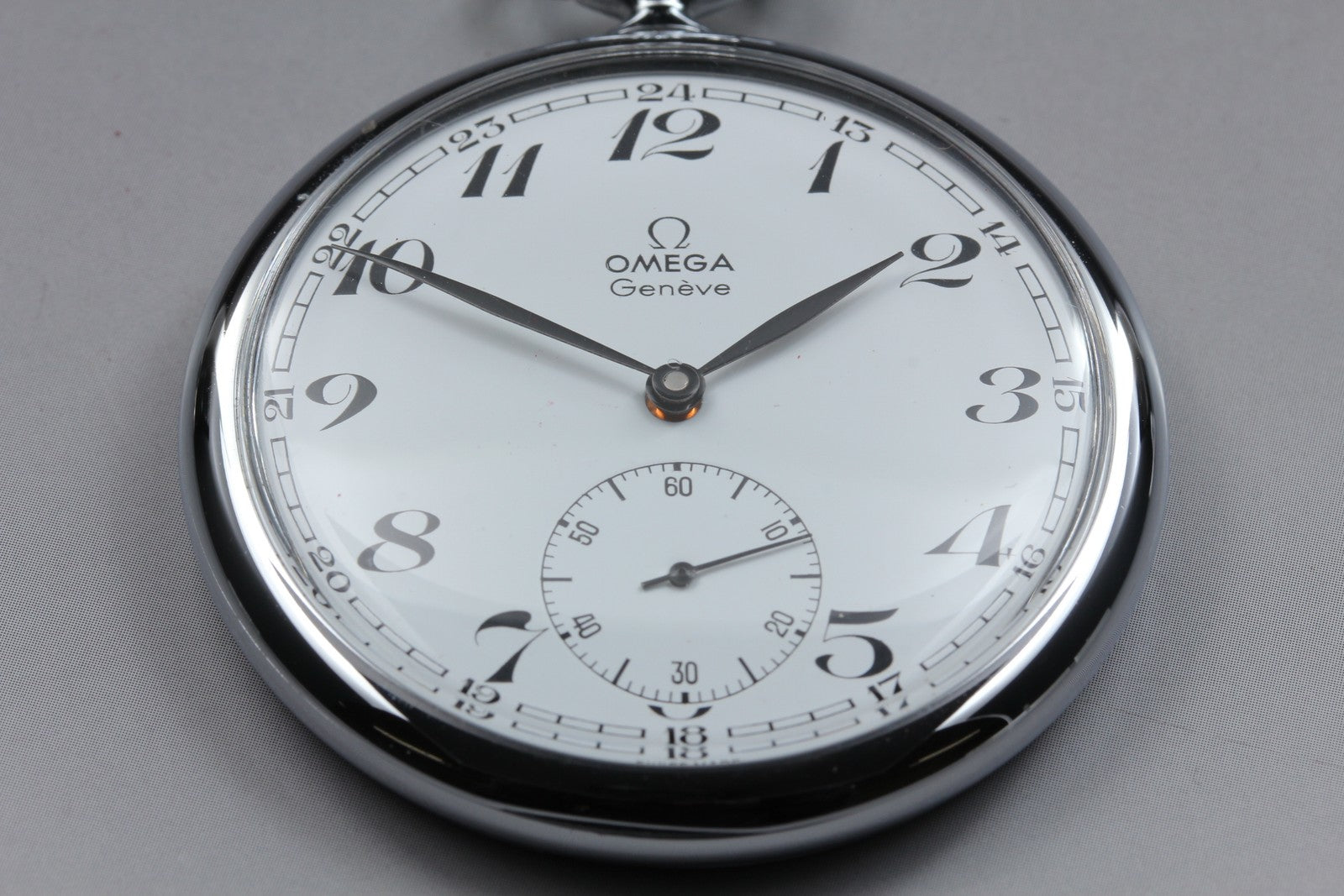 1973 Near MINT OMEGA Geneve Pocket Watch 48mm 121.1740 Manual Cal.960 Vintage