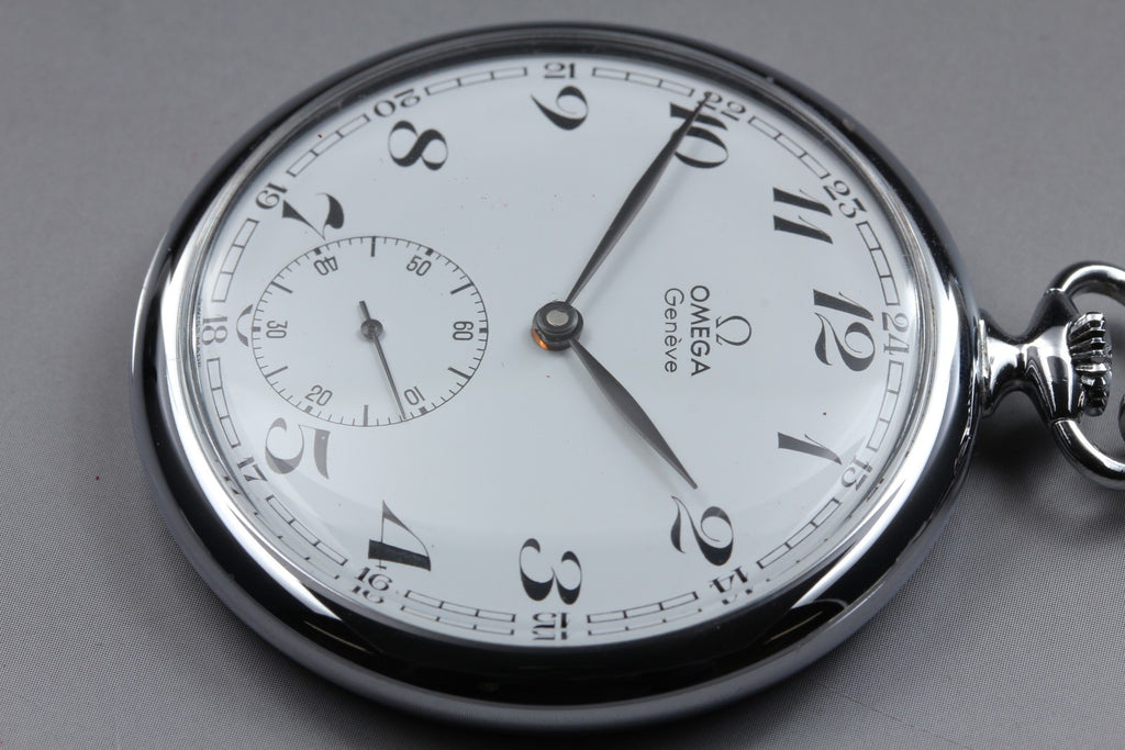 1973 Near MINT OMEGA Geneve Pocket Watch 48mm 121.1740 Manual Cal.960 Vintage