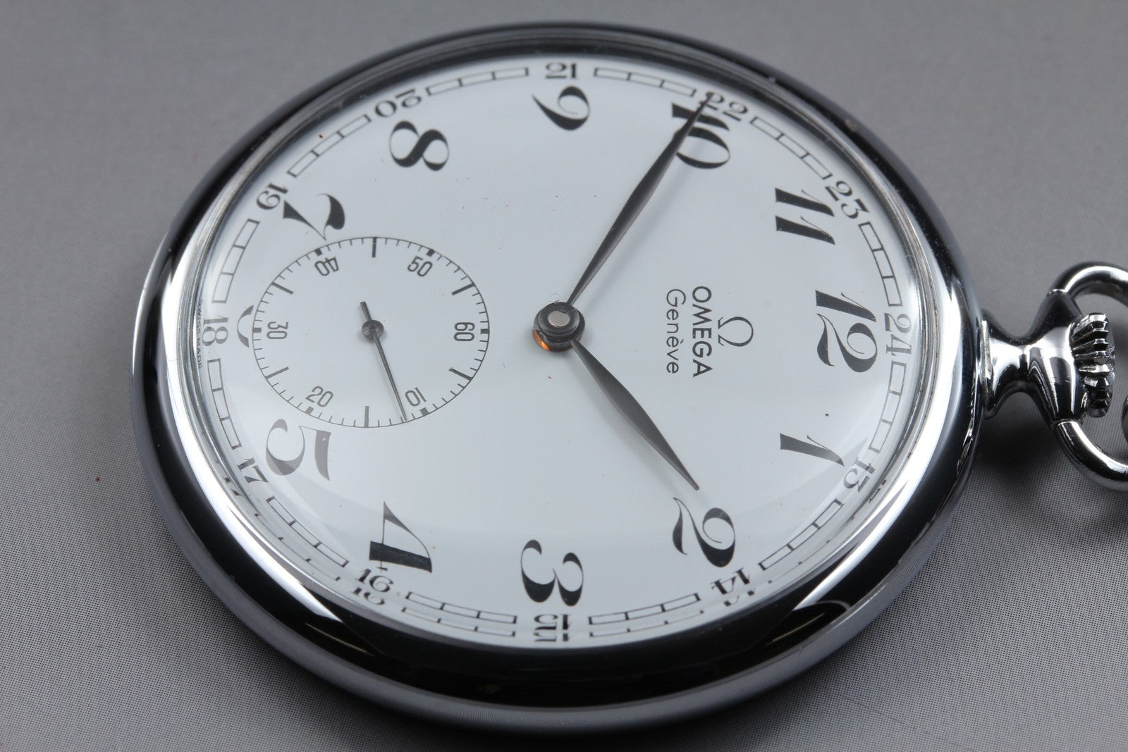 1973 Near MINT OMEGA Geneve Pocket Watch 48mm 121.1740 Manual Cal.960 Vintage