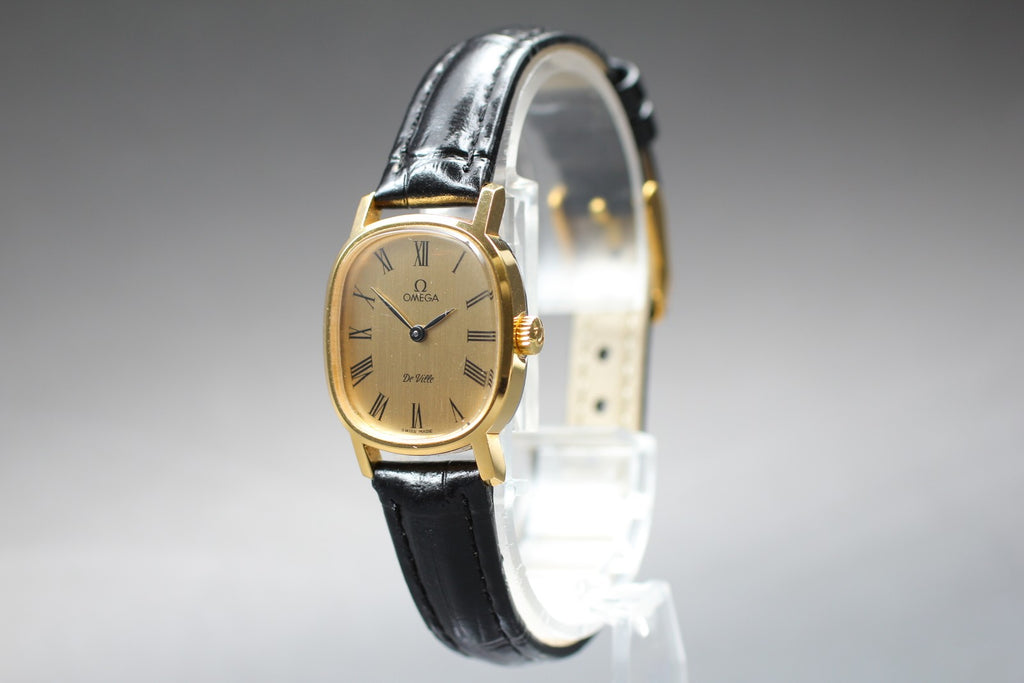 1979 Near MINT OMEGA De Ville 21mm 511.0509 Manual Gold Roman Women's Vintage