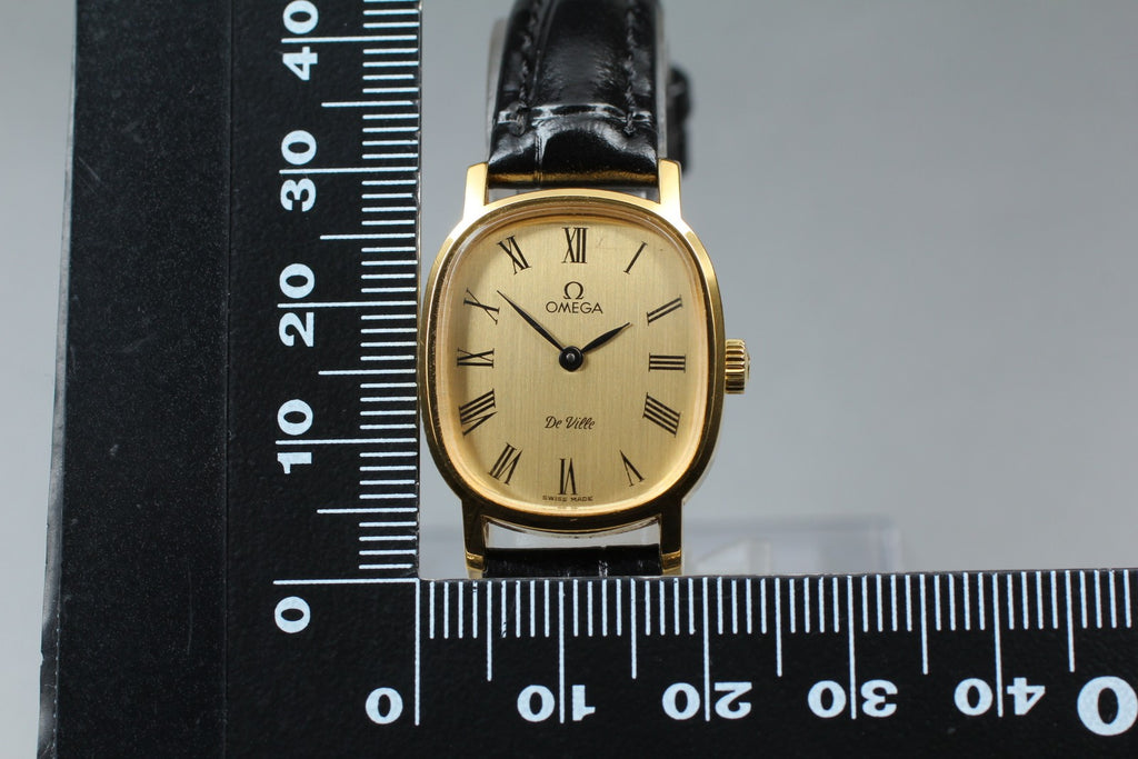 1979 Near MINT OMEGA De Ville 21mm 511.0509 Manual Gold Roman Women's Vintage