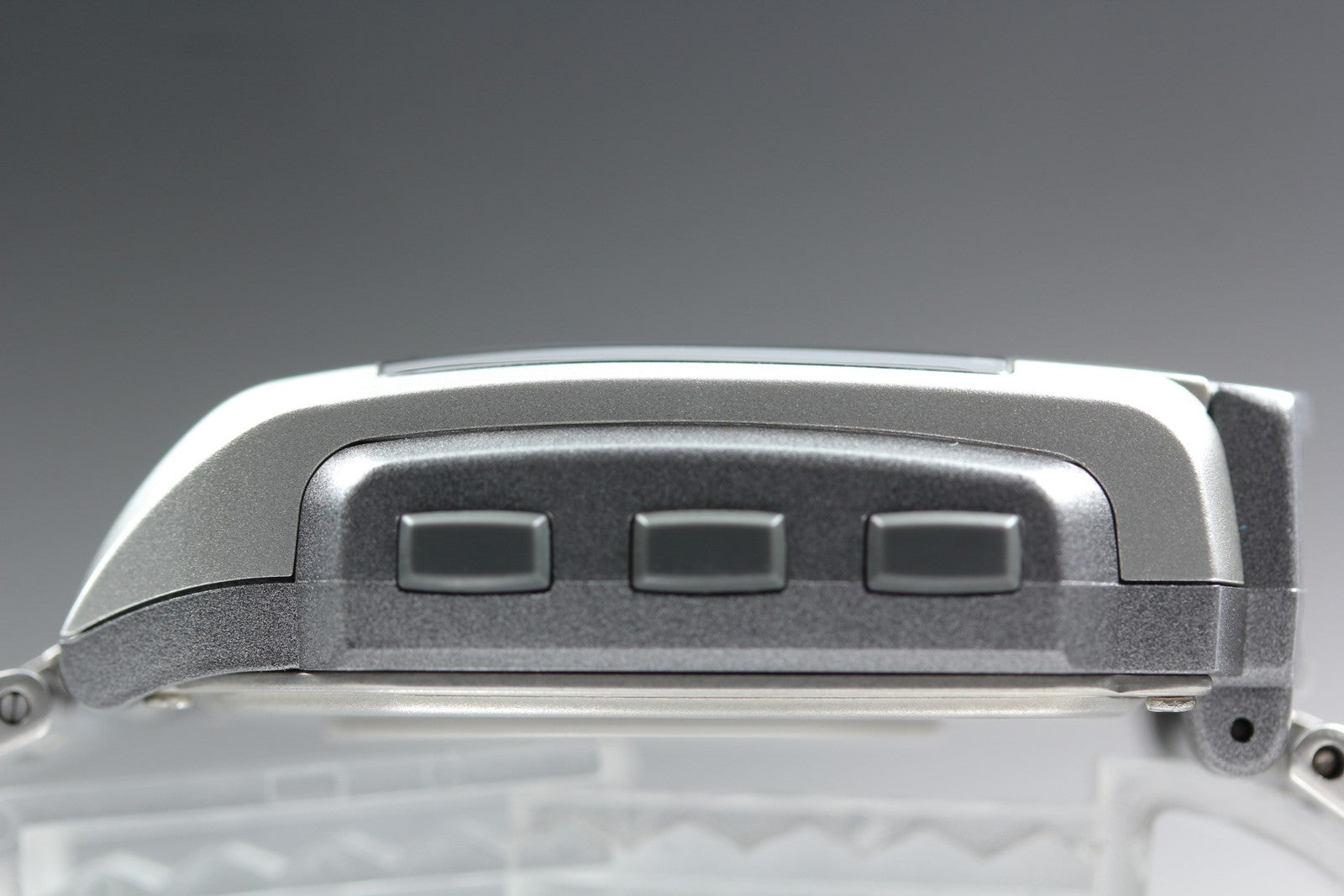 2000s Tested Near MINT Casio Wrist Camera WQV-1 39mm Silver Quartz Men's Vintage