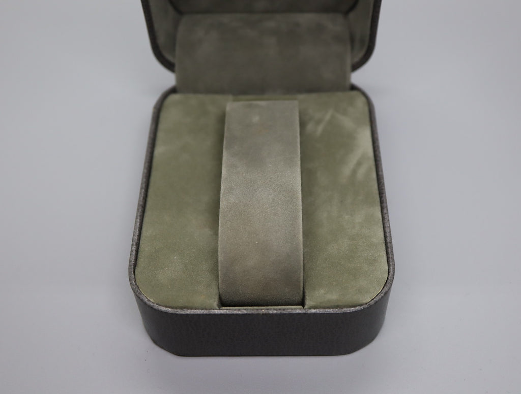 Near MINT OMEGA Vintage Gray Watch Box Genuine Case Constellation From JP #1098