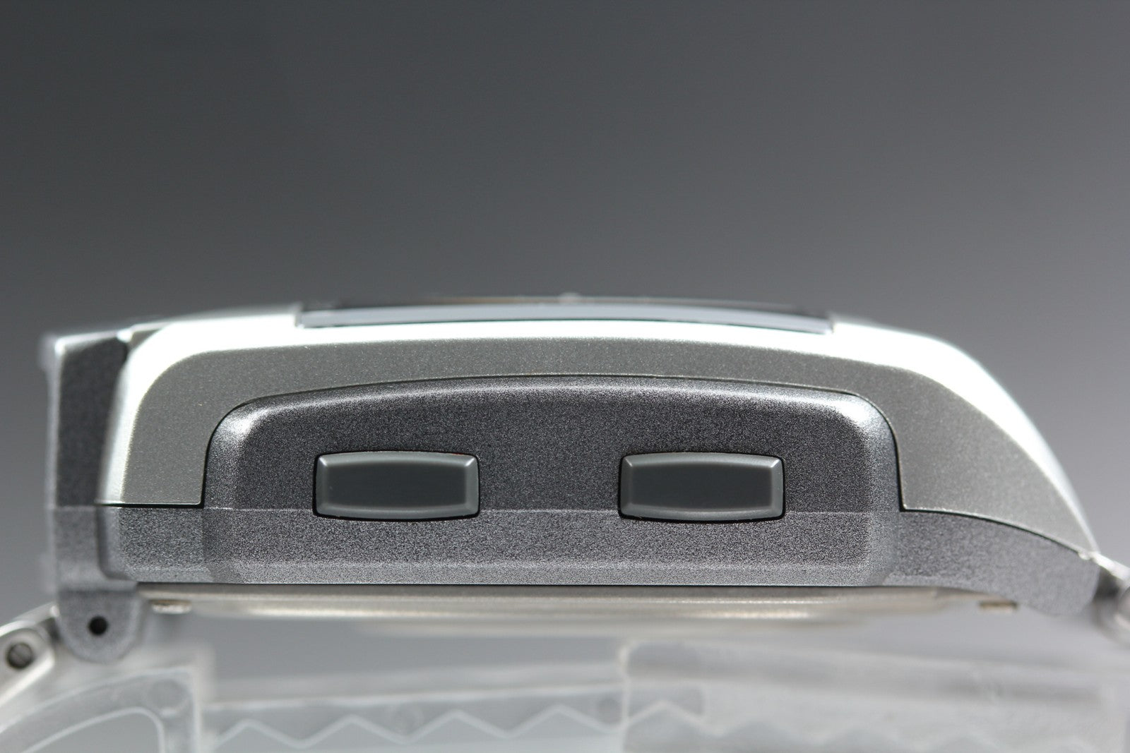 2000s Tested Near MINT Casio Wrist Camera WQV-1 39mm Silver Quartz Men's Vintage