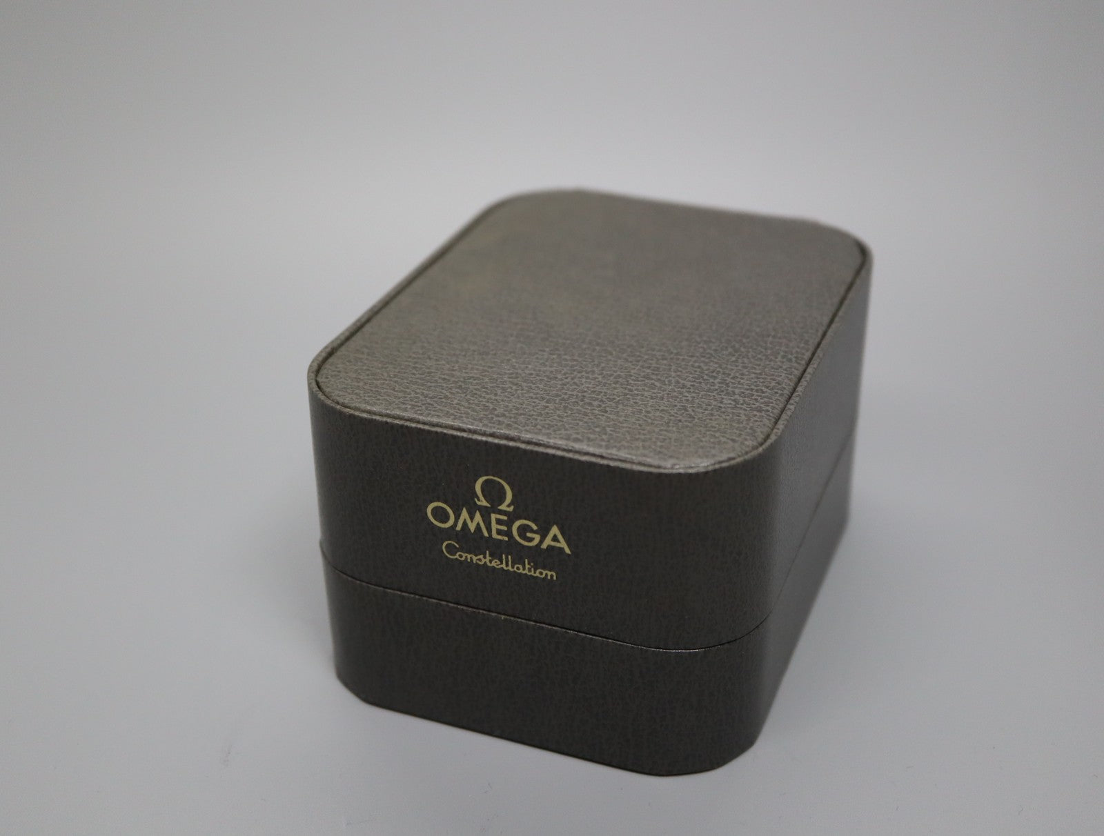 Near MINT OMEGA Vintage Gray Watch Box Genuine Case Constellation From JP #1098
