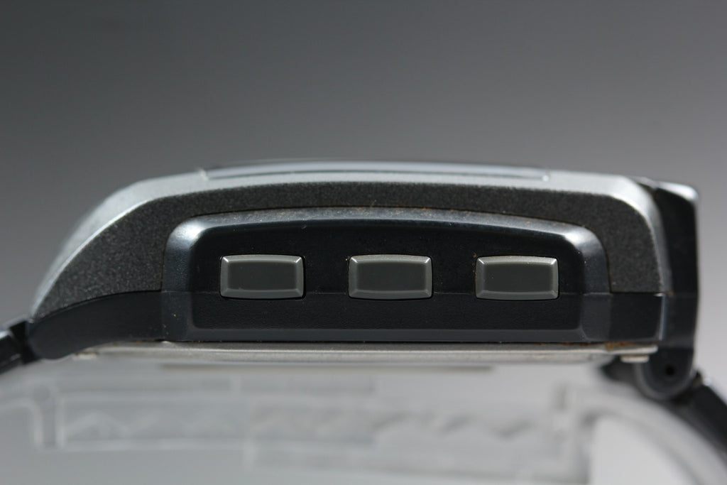 2000s Tested Exc+5 Casio Wrist Camera WQV-1 39mm Quartz Black Gray Men's Vintage