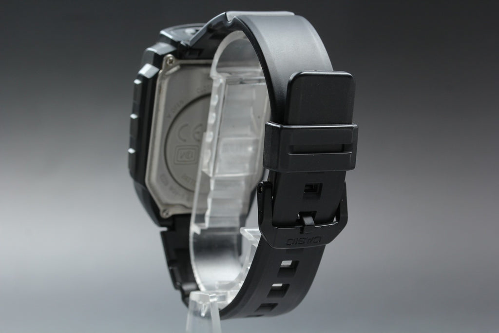 2000s Tested Exc+5 Casio Wrist Camera WQV-1 39mm Quartz Black Gray Men's Vintage