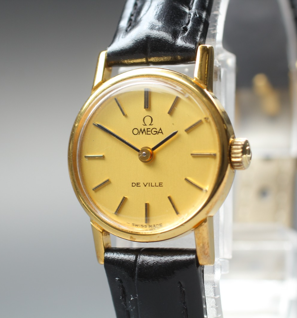 1979 Near MINT OMEGA De Ville 21mm 511.0554 Manual Cal.625 Gold Women's Vintage