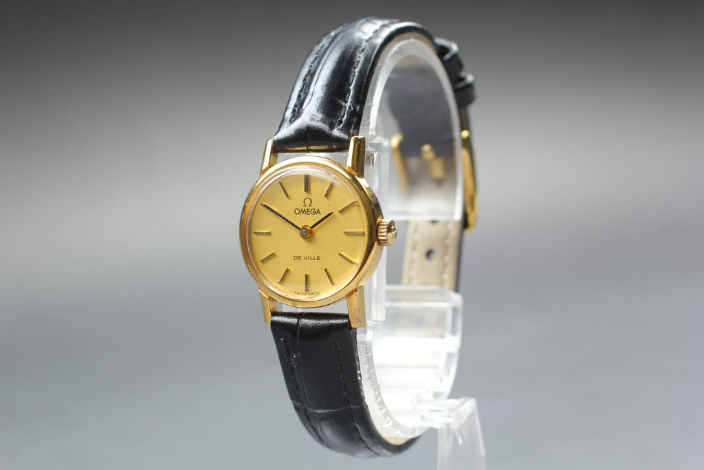 1979 Near MINT OMEGA De Ville 21mm 511.0554 Manual Cal.625 Gold Women's Vintage