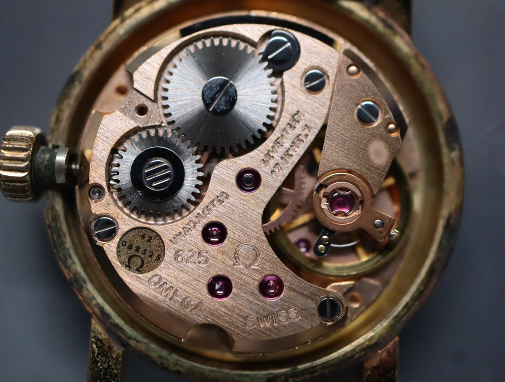 1979 Near MINT OMEGA De Ville 21mm 511.0554 Manual Cal.625 Gold Women's Vintage