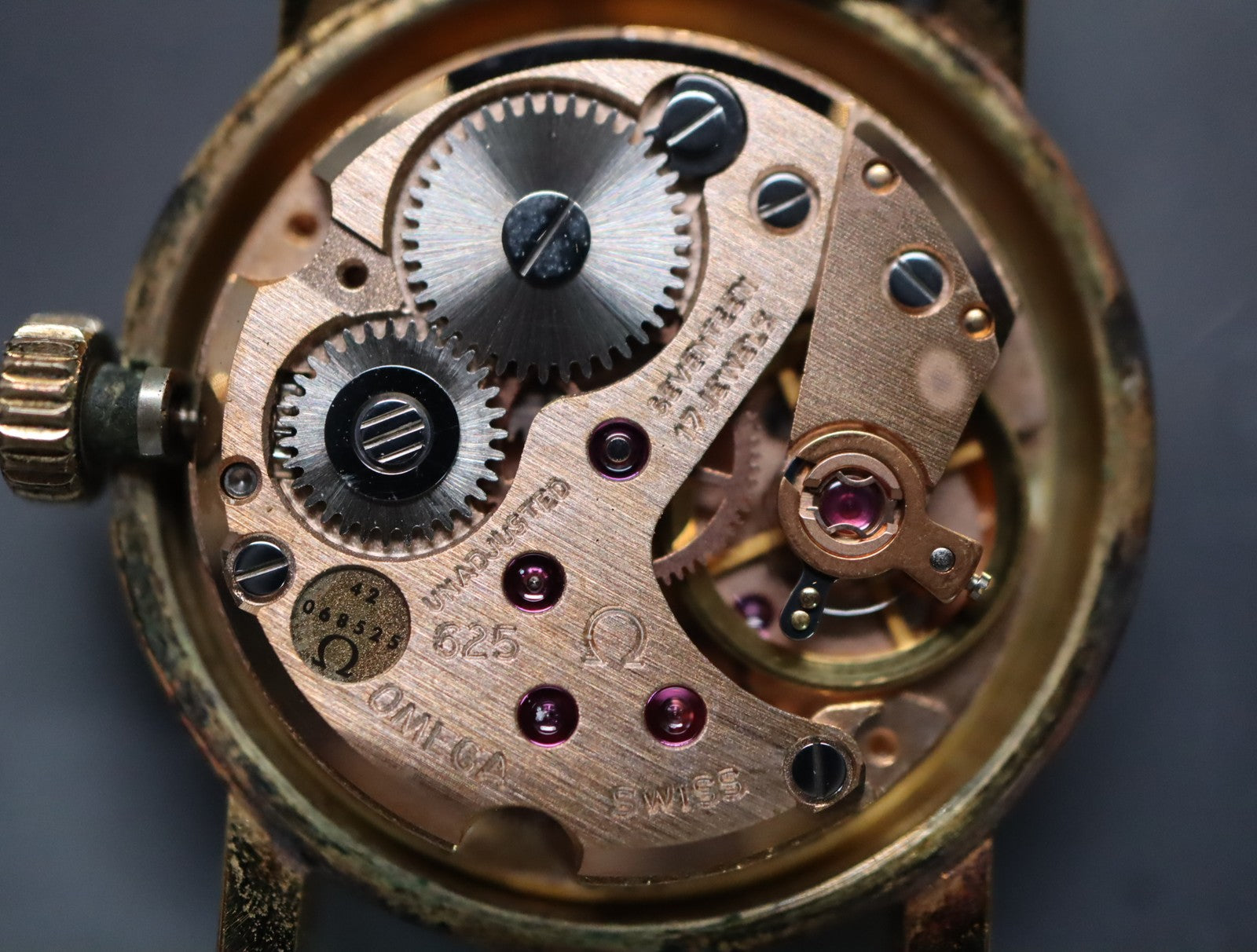 1979 Near MINT OMEGA De Ville 21mm 511.0554 Manual Cal.625 Gold Women's Vintage