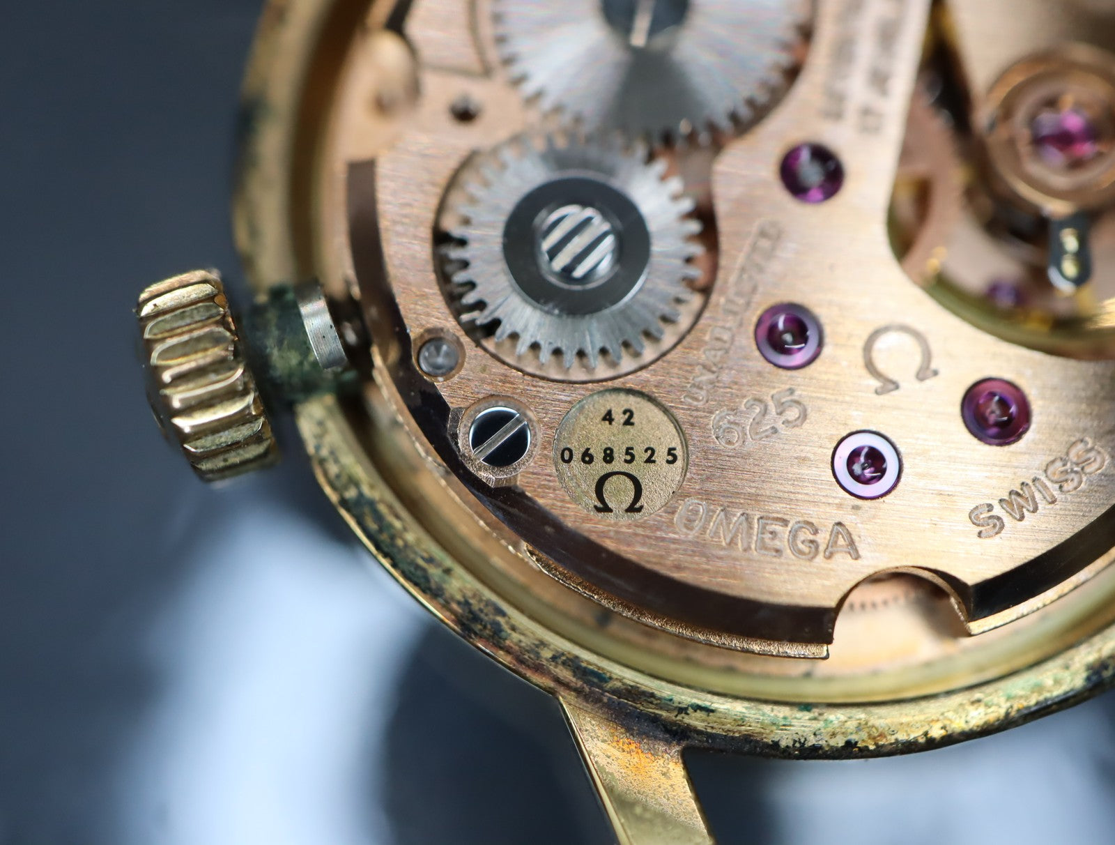 1979 Near MINT OMEGA De Ville 21mm 511.0554 Manual Cal.625 Gold Women's Vintage