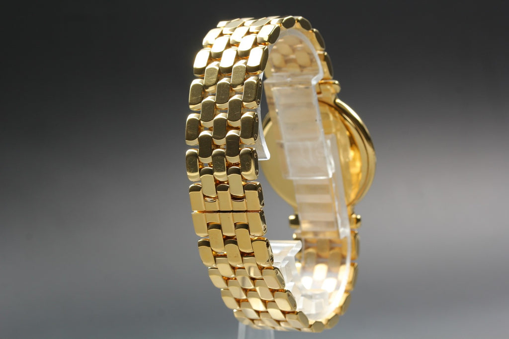 Near MINT Raymond Weil Geneve 9137 33mm Quartz Gold Dial Unisex Vintage JAPAN