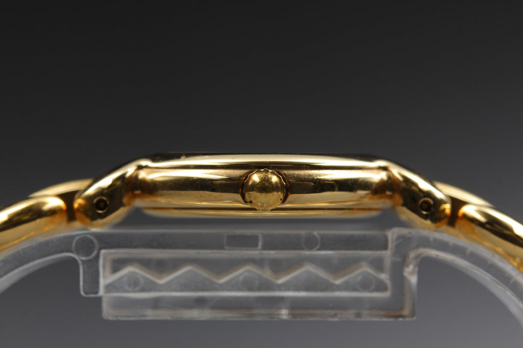 Near MINT Raymond Weil Geneve 24mm 5355 Quartz Gold Dial Women's Vintage JAPAN