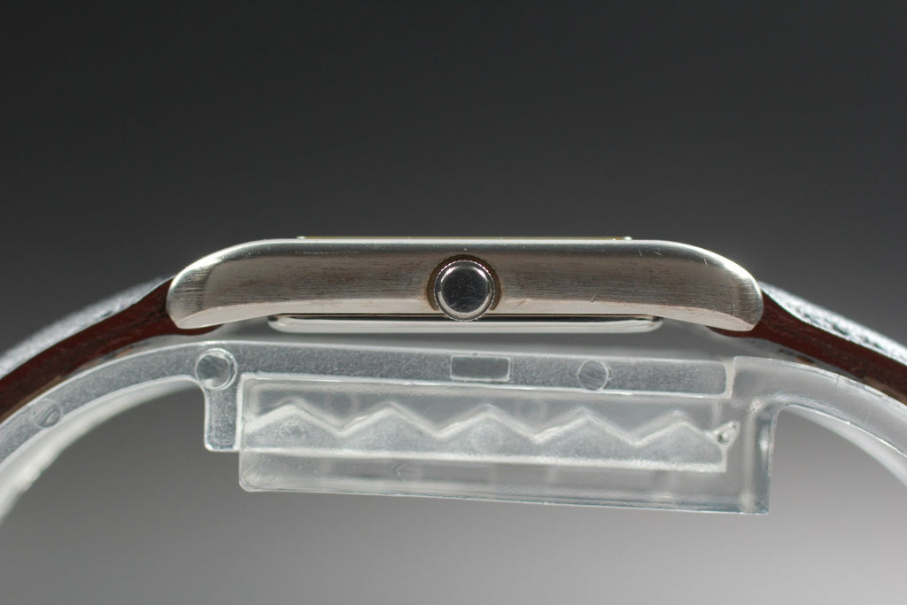 Near MINT Yves Saint Laurent 21mm 5420-F46657 Quartz Roman Tank Women's Vintage