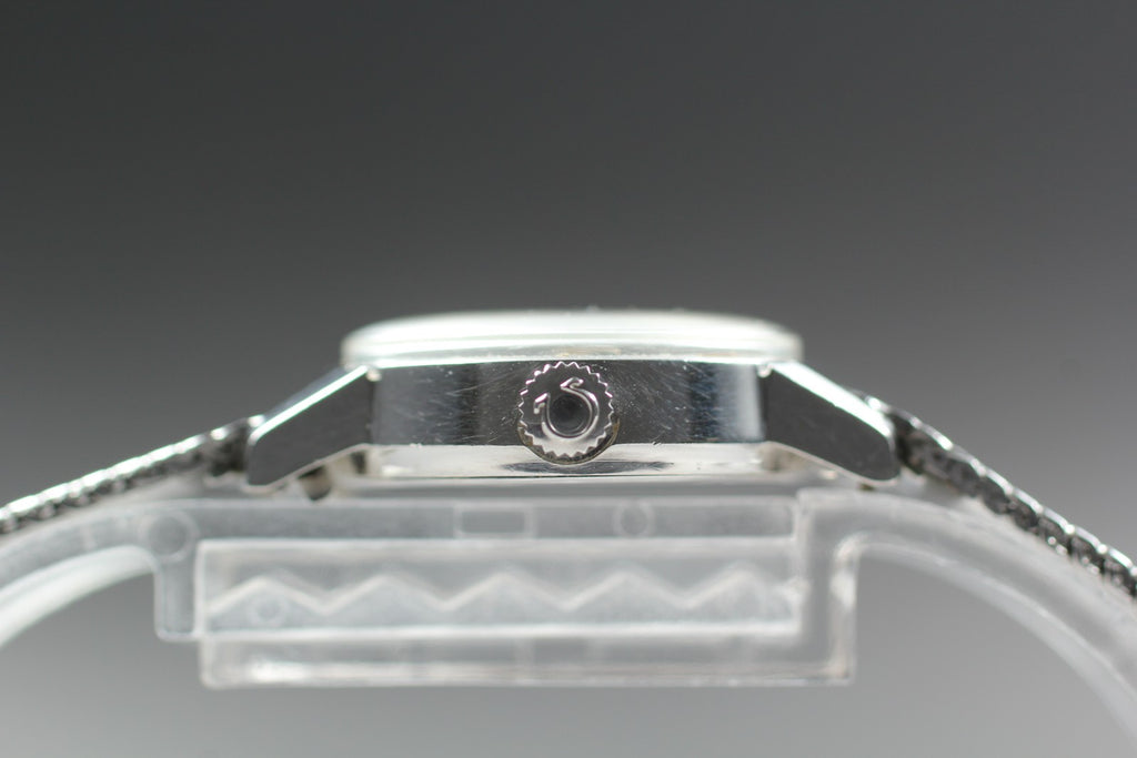 1966 Near MINT OMEGA Seamaster 21mm 535.006 Manual Cal.630 Silver Women Vintage