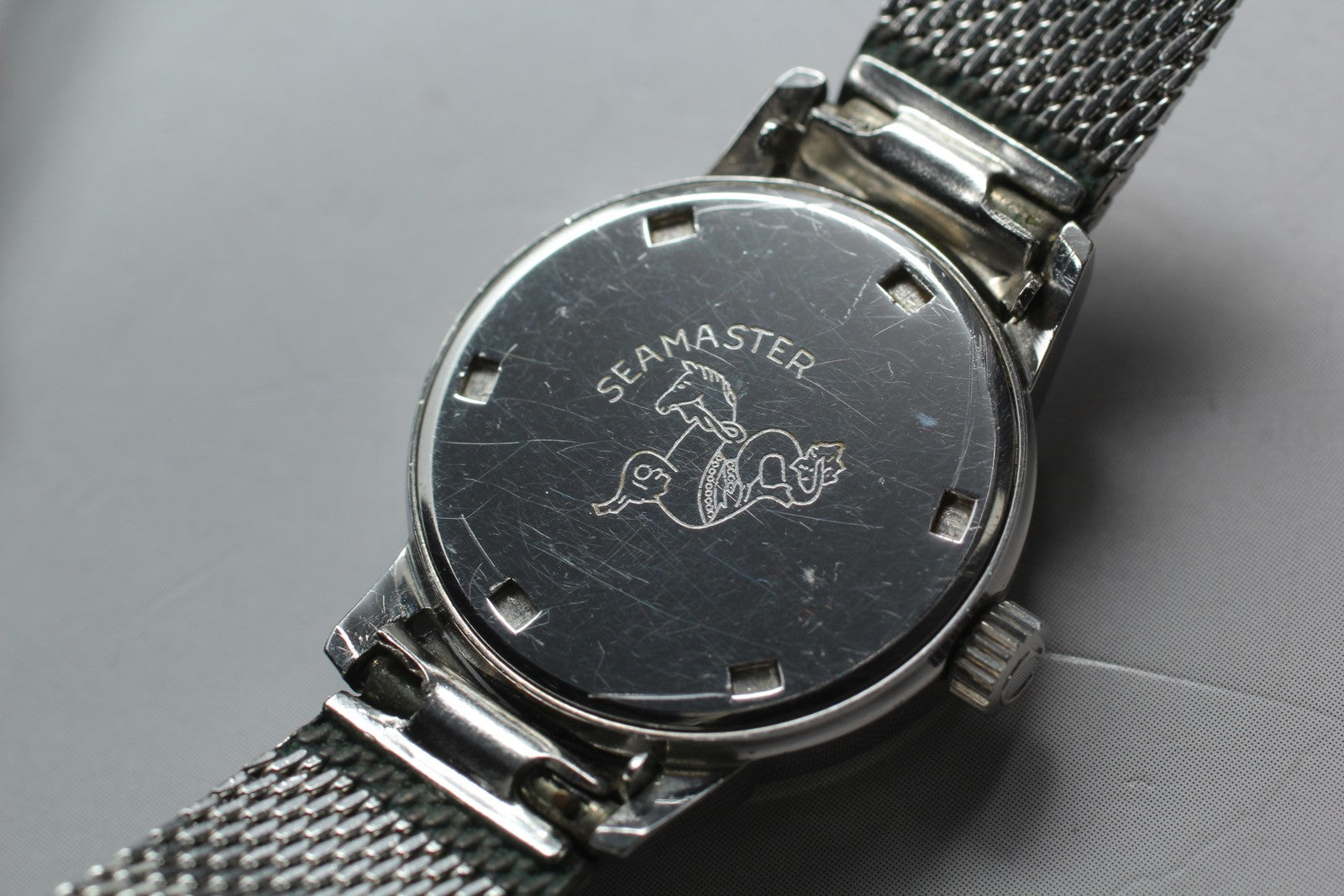 1966 Near MINT OMEGA Seamaster 21mm 535.006 Manual Cal.630 Silver Women Vintage