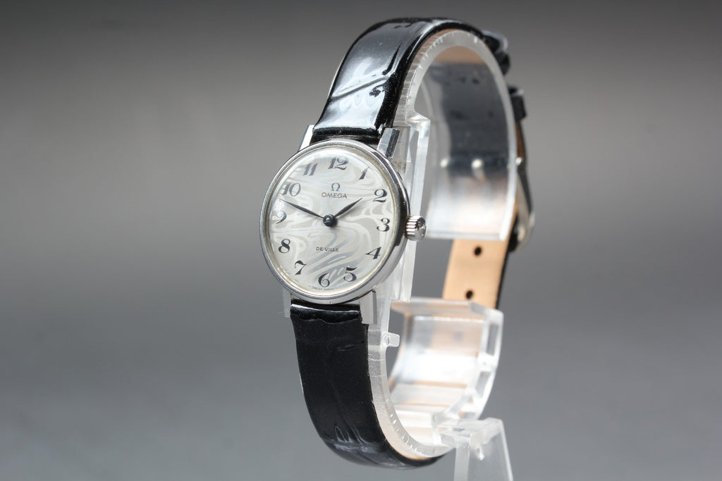 1971 Near MINT OMEGA De Ville 23mm 511.386 Manual Marble Dial Women's Vintage