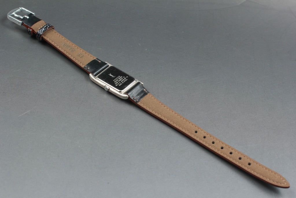 Near MINT Yves Saint Laurent 21mm 5420-F46657 Quartz Roman Tank Women's Vintage