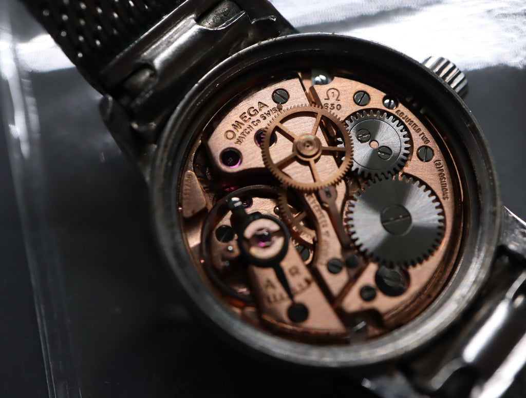 1966 Near MINT OMEGA Seamaster 21mm 535.006 Manual Cal.630 Silver Women Vintage