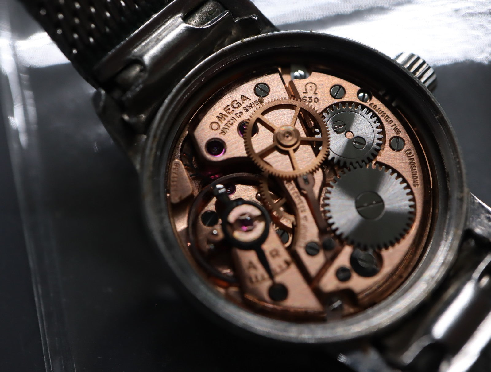 1966 Near MINT OMEGA Seamaster 21mm 535.006 Manual Cal.630 Silver Women Vintage