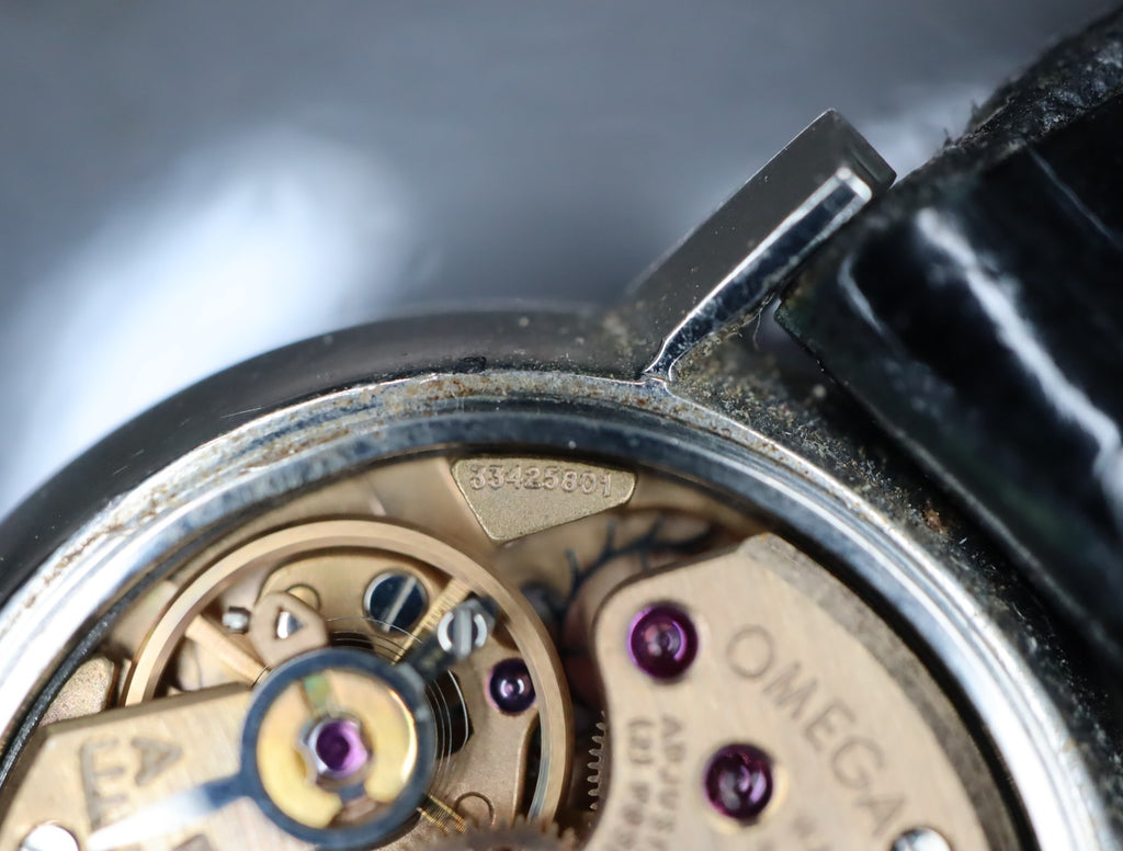 1971 Near MINT OMEGA De Ville 23mm 511.386 Manual Marble Dial Women's Vintage