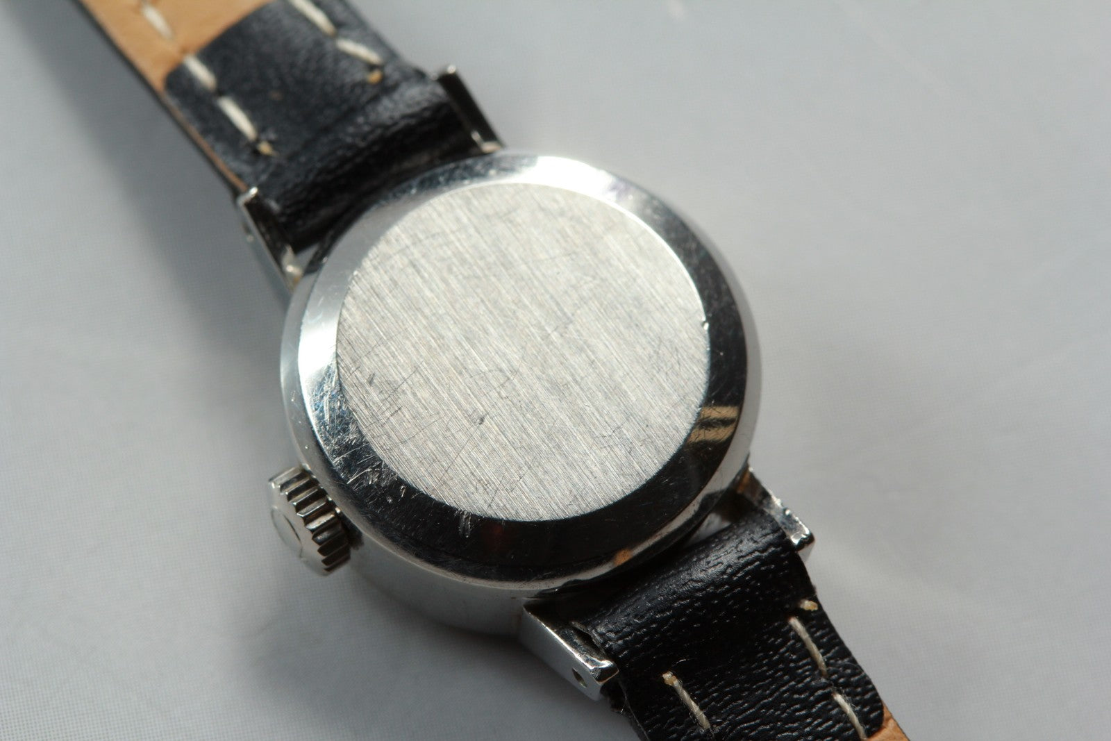 1969 Near MINT OMEGA De Ville 18mm 551.037 Automatic Silver Women's Vintage