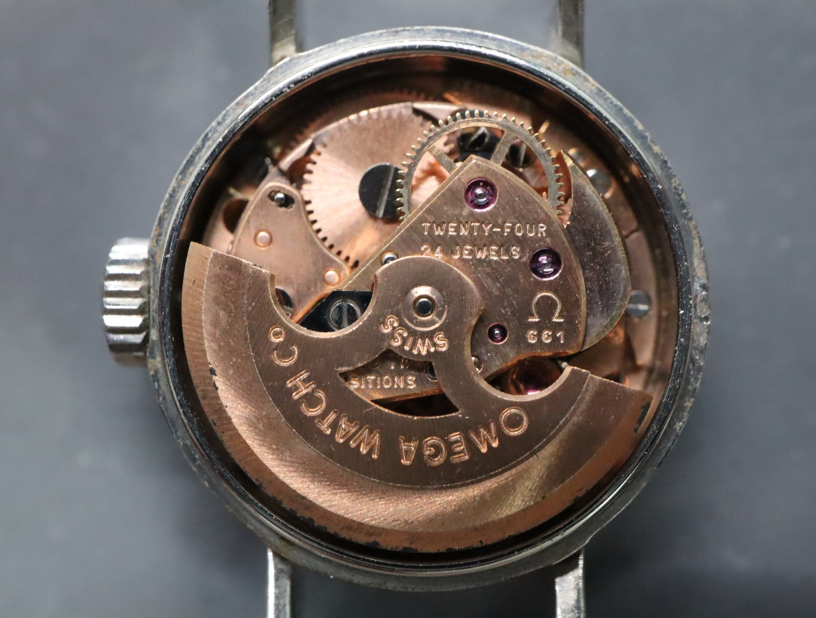 1969 Near MINT OMEGA De Ville 18mm 551.037 Automatic Silver Women's Vintage