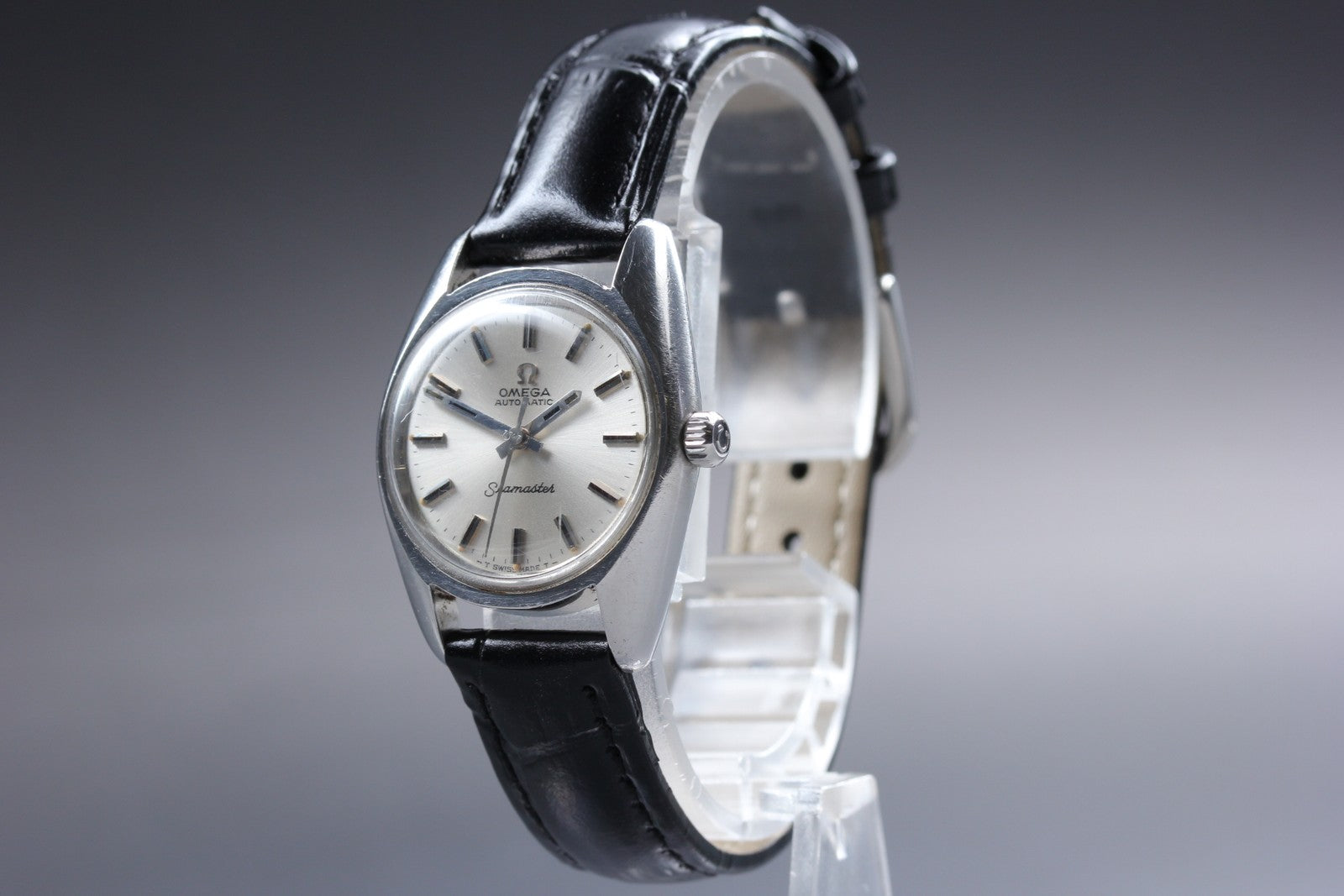 Vintage 1969 [Exc+5] Omega Seamaster 565.026 25mm Automatic Cal.671 Silver Women