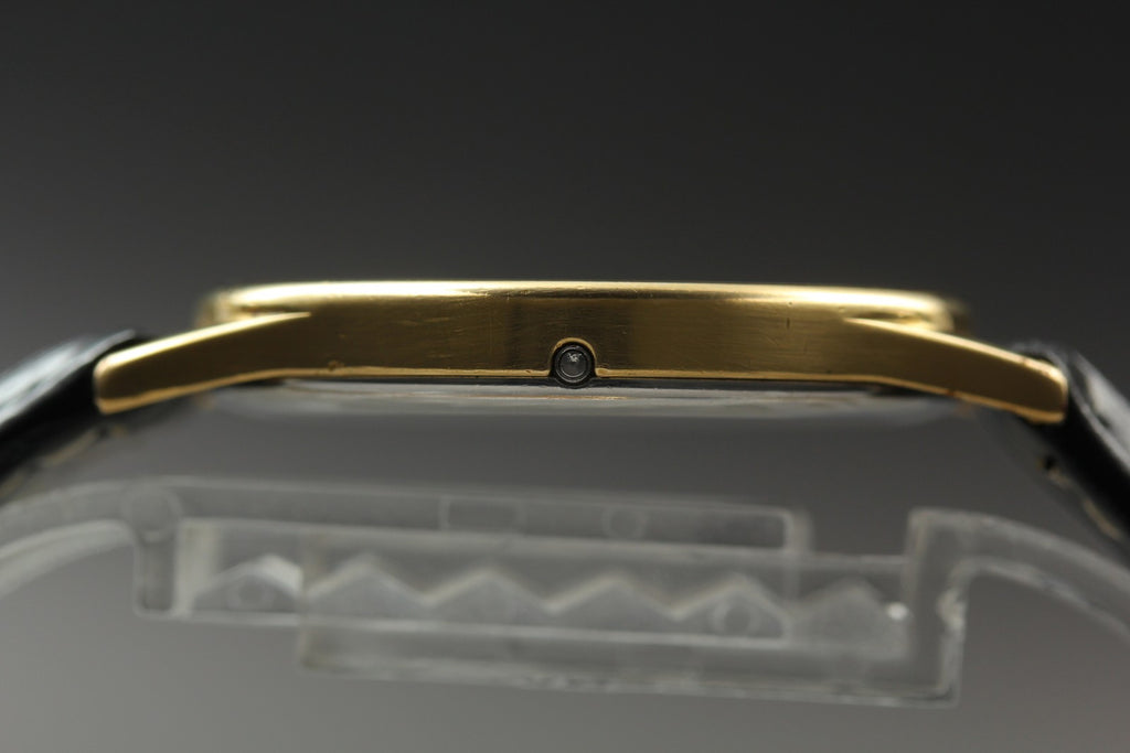 1981 Exc+5 OMEGA De Ville 32mm 191.0130.1 Quartz Cal.1365 Roman Men's Vintage