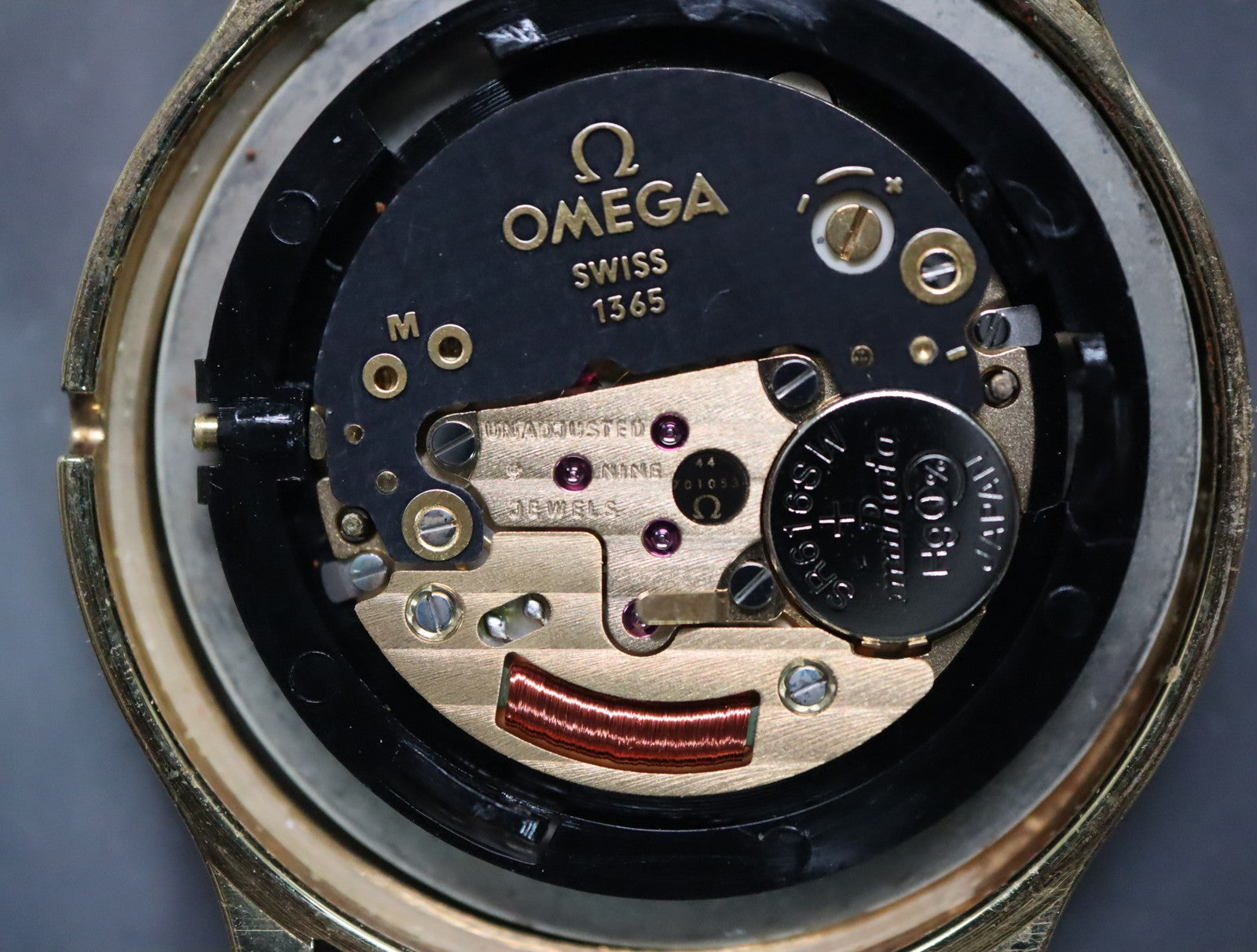 1981 Exc+5 OMEGA De Ville 32mm 191.0130.1 Quartz Cal.1365 Roman Men's Vintage