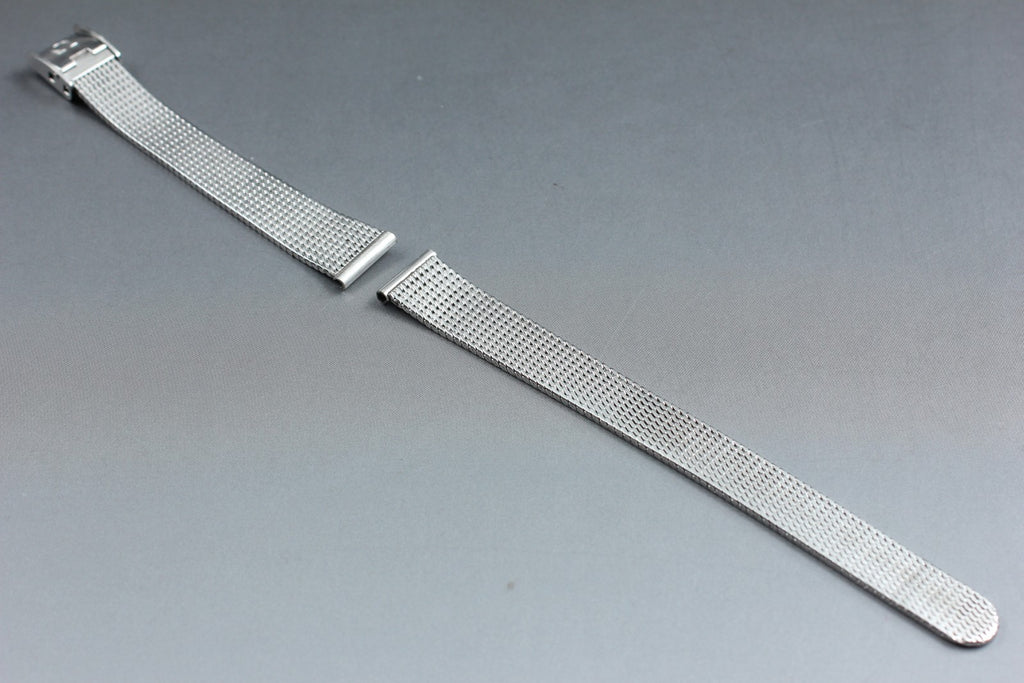 Near MINT OMEGA 6011 13mm Milanese Mesh Band Bracelet Women's Vintage From JAPAN