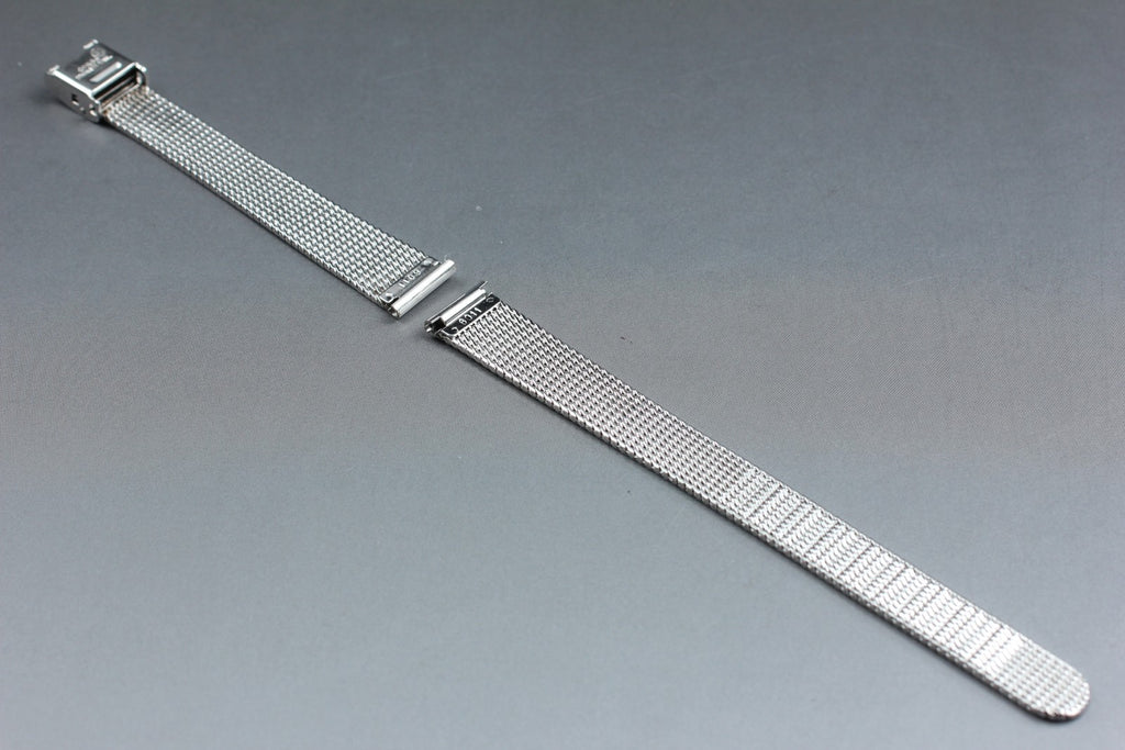 Near MINT OMEGA 6011 13mm Milanese Mesh Band Bracelet Women's Vintage From JAPAN