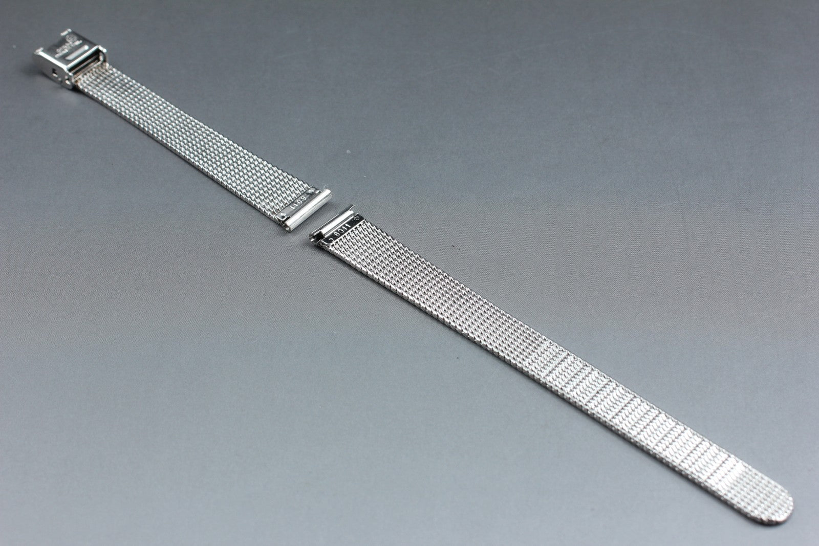 Near MINT OMEGA 6011 13mm Milanese Mesh Band Bracelet Women's Vintage From JAPAN