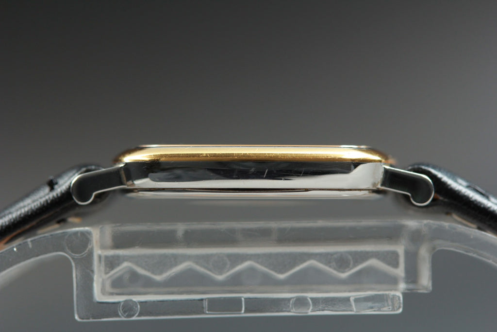 1993 Near MINT OMEGA De Ville 23mm 595.3111 Quartz Silver Roman Women's Vintage