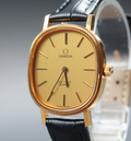1979 Near MINT OMEGA De Ville 29mm 191.0046 Quartz Cal.1330 Gold Men's Vintage
